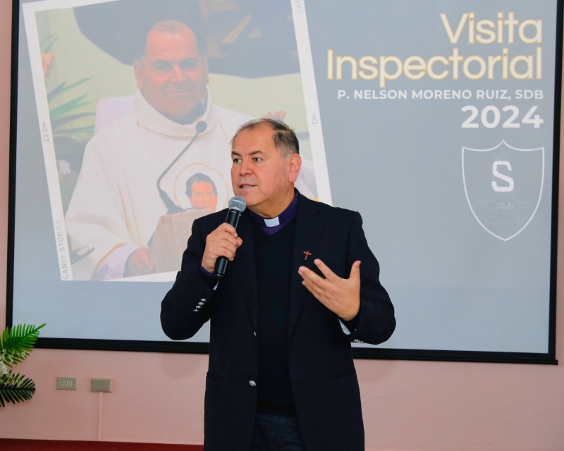 El Padre Nelson Moreno continúa su visita inspectorial: Bendición de nuevos espacios y encuentros significativos