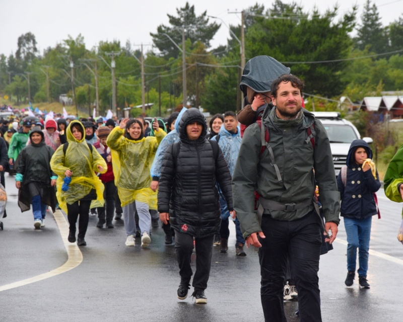 150 jóvenes y adultos de nuestra Comunidad de Concepción participan en la Peregrinación a Yumbel