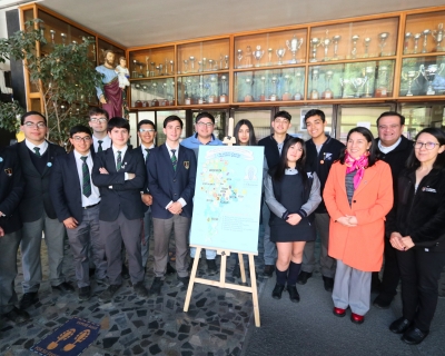 El Mapa Peregrino del Pacto Educativo Global llega a los colegios de la Arquidiócesis de Concepción
