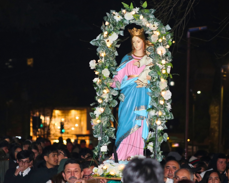 La Primera Casa Salesiana de Chile Vive su Tradicional Festividad de María Auxiliadora