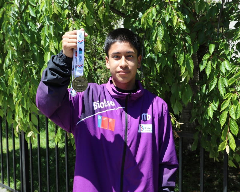 Nuestro judoca salesiano Guillermo Torres obtiene 3° Lugar en los Juegos de la Araucanía