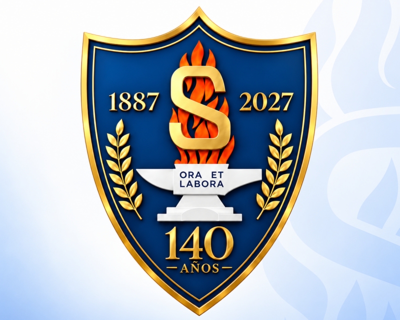 Salesiano Concepción inicia la celebración de sus 140 años con la presentación de una insignia conmemorativa