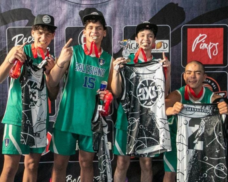 Campeones Salesianos en el 3x3 de Básquet