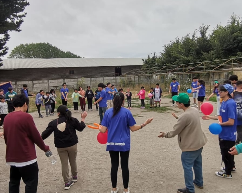 Sector de Cosmito recibe a los jóvenes salesianos de las Colonias Villa Feliz