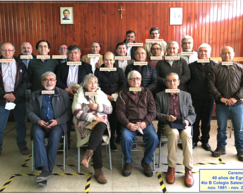 Exalumnos salesianos celebran 40 años de egresados