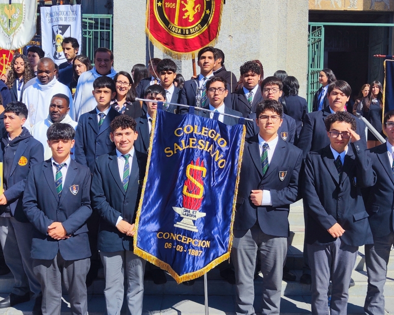 Participación destacada del Colegio Salesiano en la Eucaristía de Inicio del Año Escolar 2024 en la Arquidiócesis de Concepción