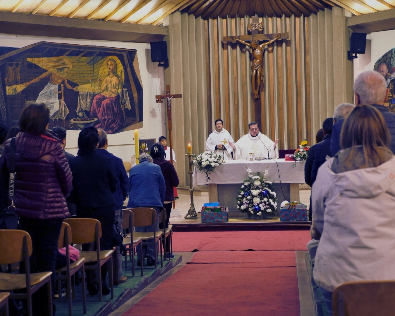 Celebración Familiar de la Eucaristía en el Santuario María Auxiliadora