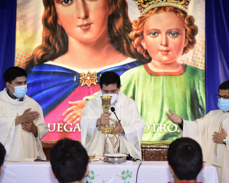 El P. Claudio Cartes, SDB, celebra su décimo aniversario sacerdotal