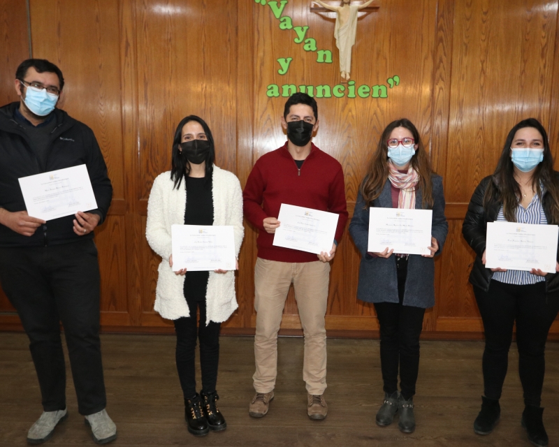 Educadores salesianos reciben diplomas de la universidad Silva Henríquez